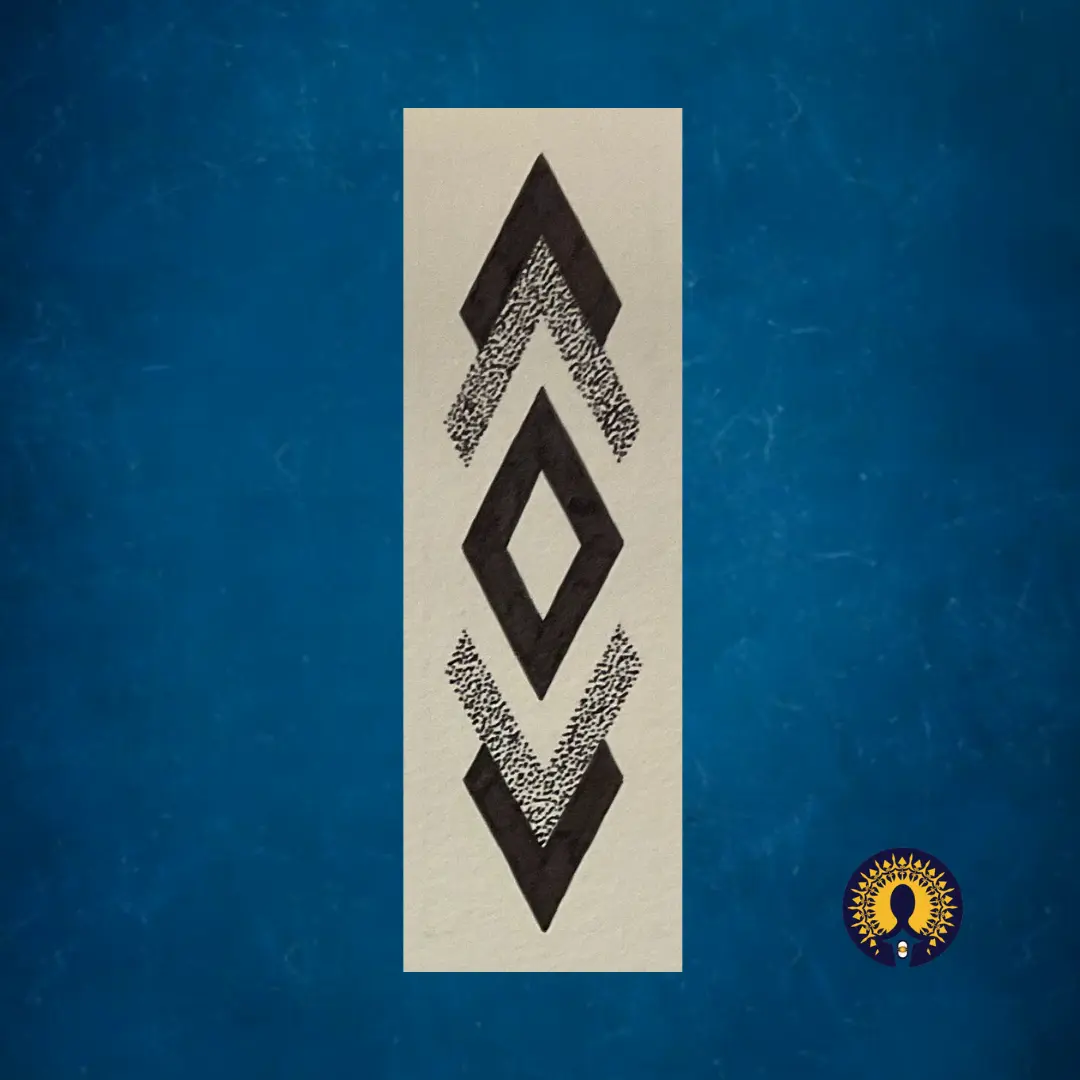 tatouage ethnique geometrique